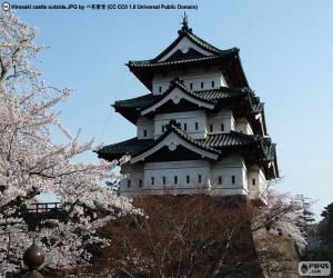 Puzzle Στο κάστρο Χιροσάκι, Ιαπωνία